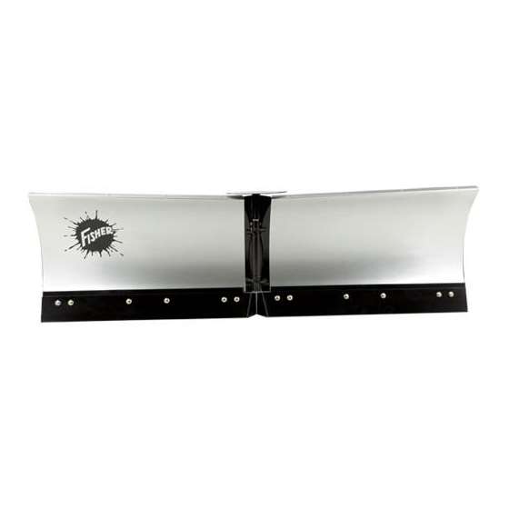 Fisher 9.5 Stainless Steel Extreme V-Plow Front