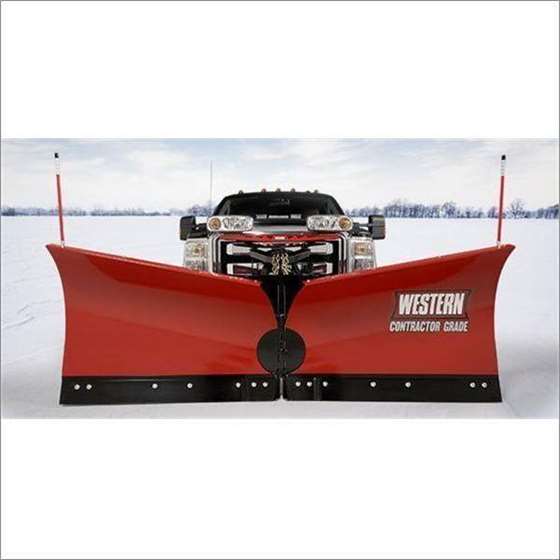 Western 8.5 Poly MVP3 V Plow Front