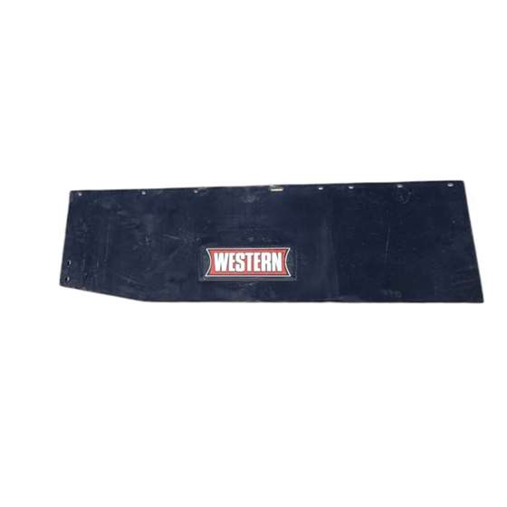 Western Drivers Side Only 18" Rubber Deflector wit