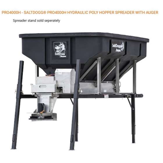 SaltDogg PRO4000H Hydraulic Poly Hopper Spreaders 