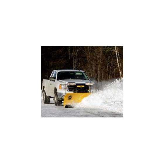 Fisher 7.6" HD Series Snowplow Plowing-3