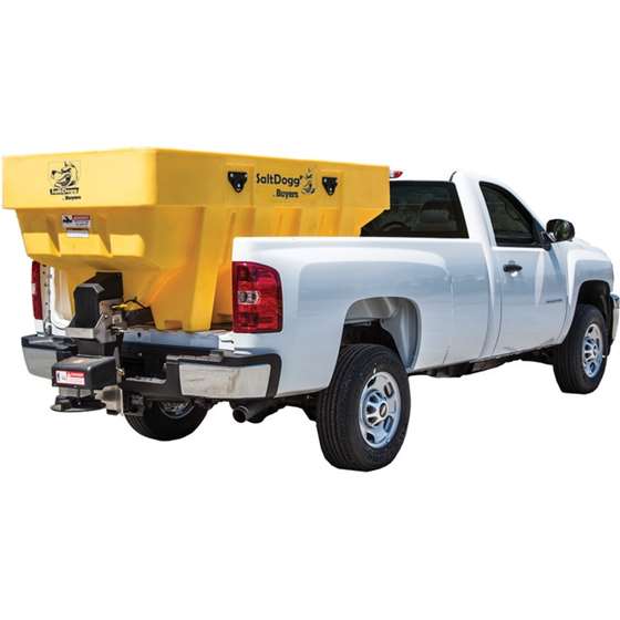 Saltdogg SHPE2000XYEL Yellow Salt Spreader 1