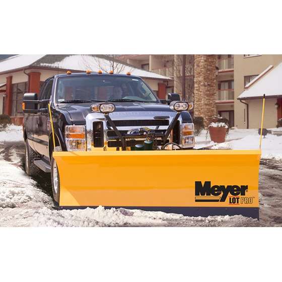 Meyer 8.5 Steel Lot Pro Snowplow-3